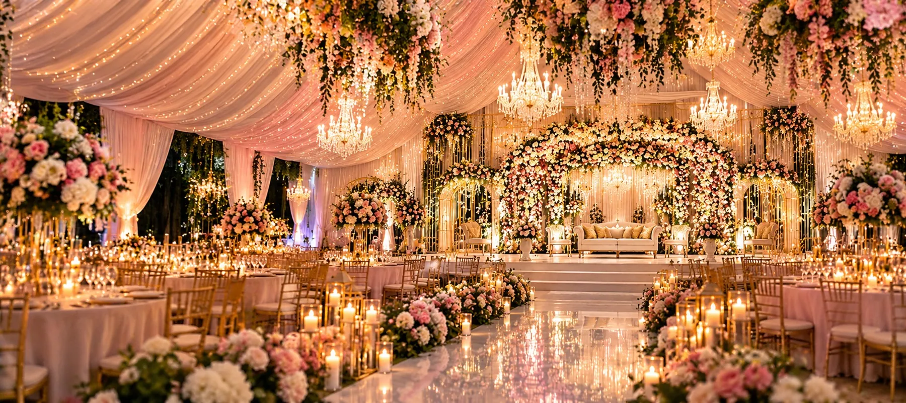 Grand Banquet Table Styling